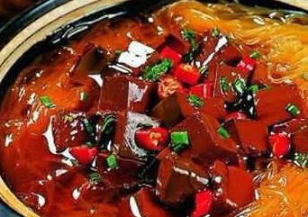 新鲜鸭血怎样做成块状