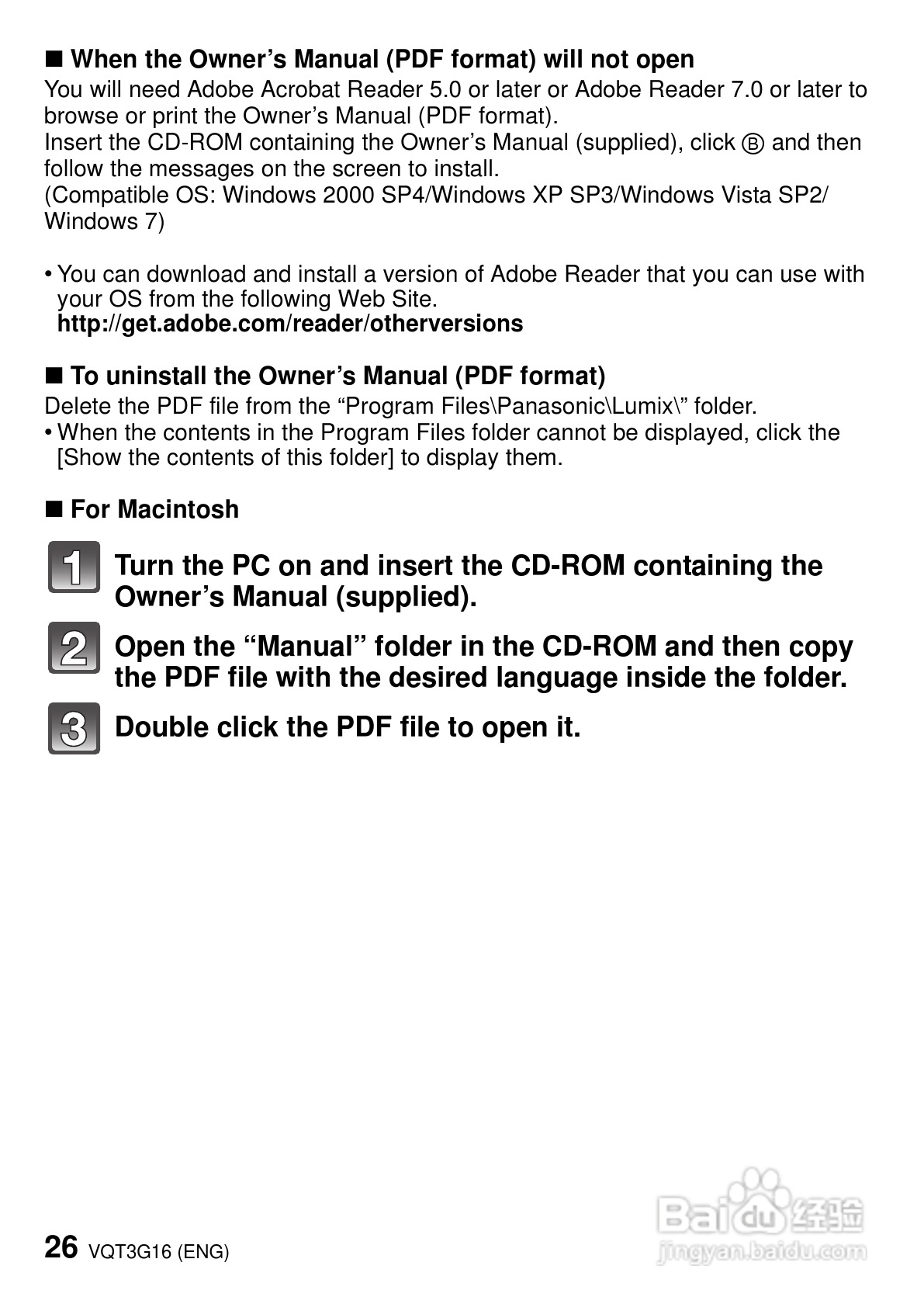 松下DMC-FX78数码相机使用说明书:[3]