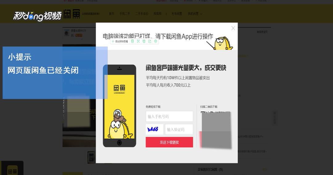 网页版闲鱼怎么搜索