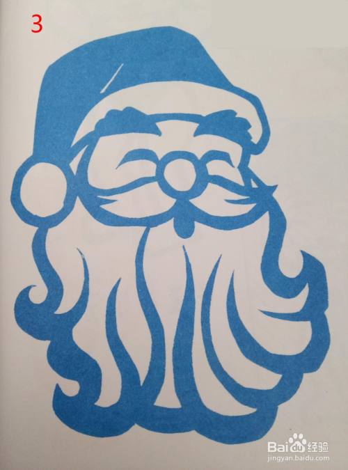 儿童剪纸——圣诞老人