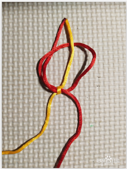 中国结基础入门——竖向双联结