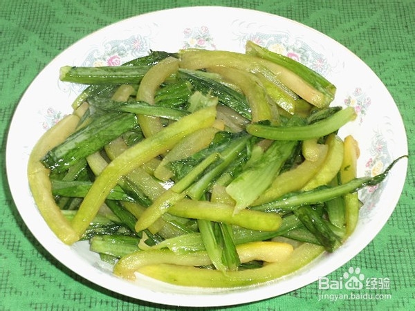 瓜皮油麦菜的做法