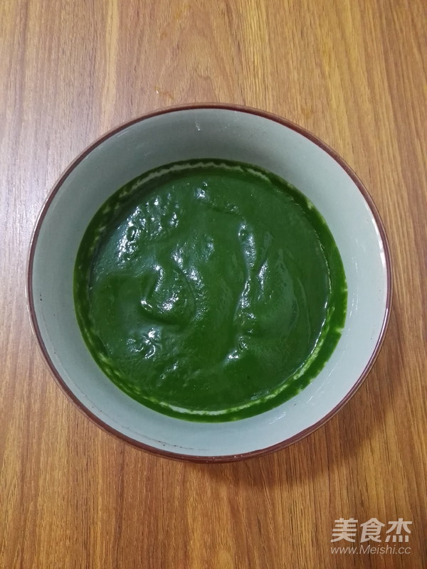 菠菜手擀面的做法