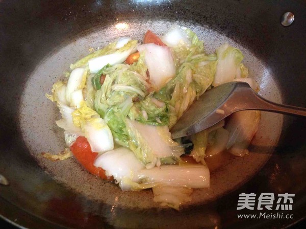 番茄煮白菜的做法