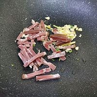 家常咸肉炒豇豆
