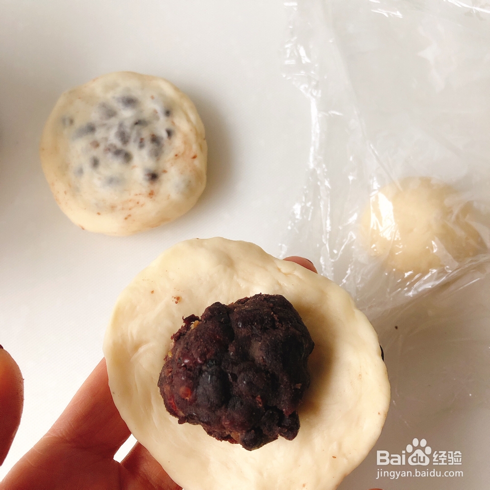 非常简单的蜜豆小面包