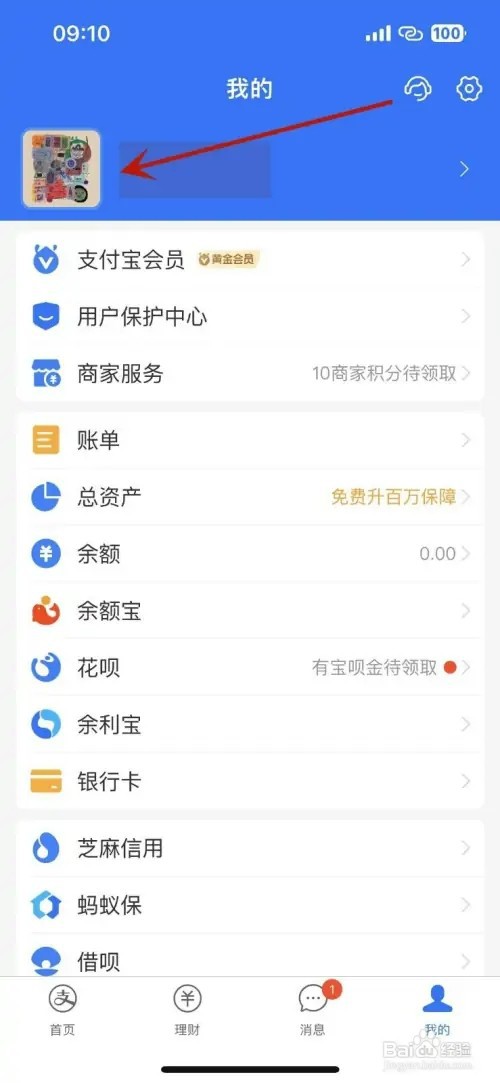 怎样查看支付宝中自己的数字形象