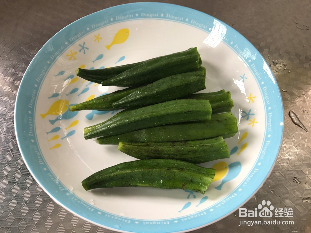 新鲜秋葵炒鸡蛋