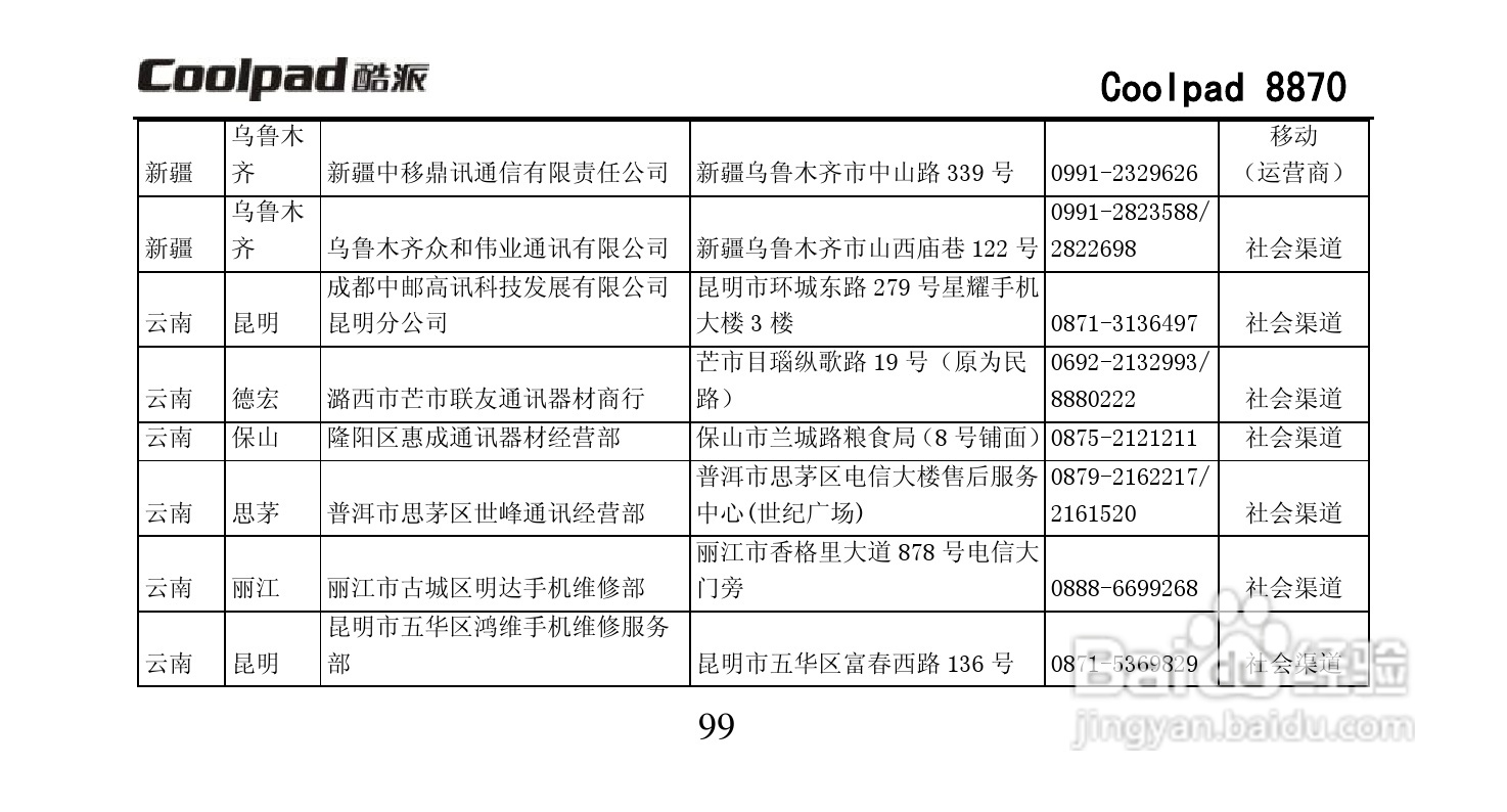 酷派Coolpad 8870手机说明书:[12]
