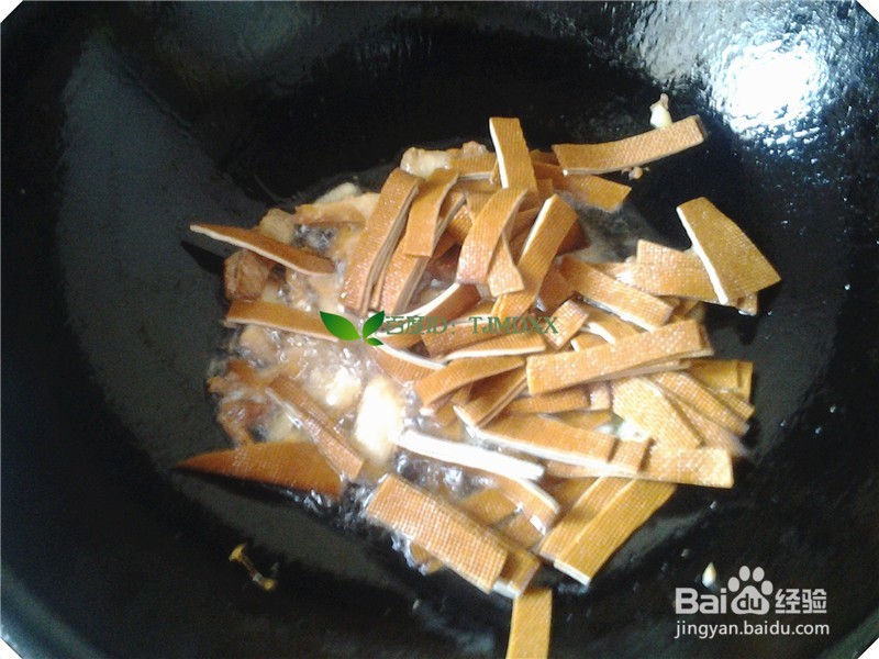 #美食#肉炒豆干西葫芦的做法