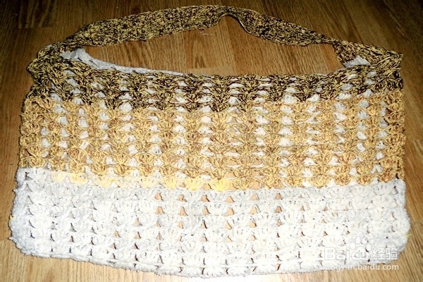 怎样用旧线编织包？