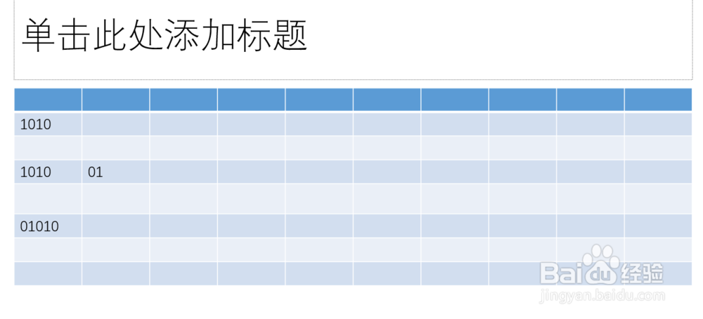 PPT怎样插入表格