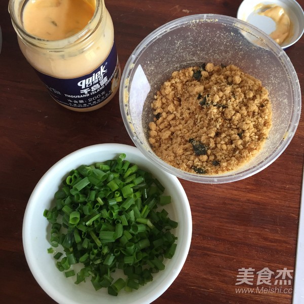 葱香海苔肉松面包