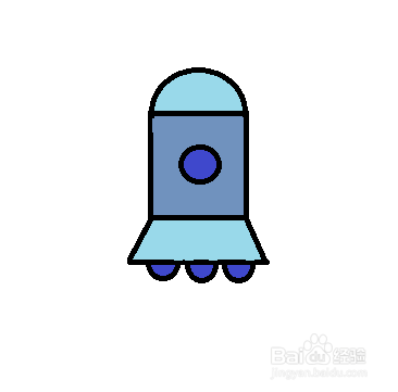 简笔画-太空船的简笔画如何画