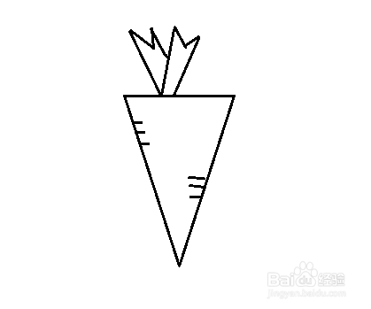 如何画萝卜的简笔画