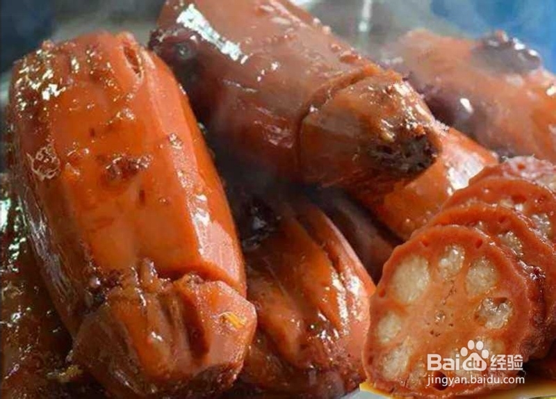 营养美味的桂花糯米藕