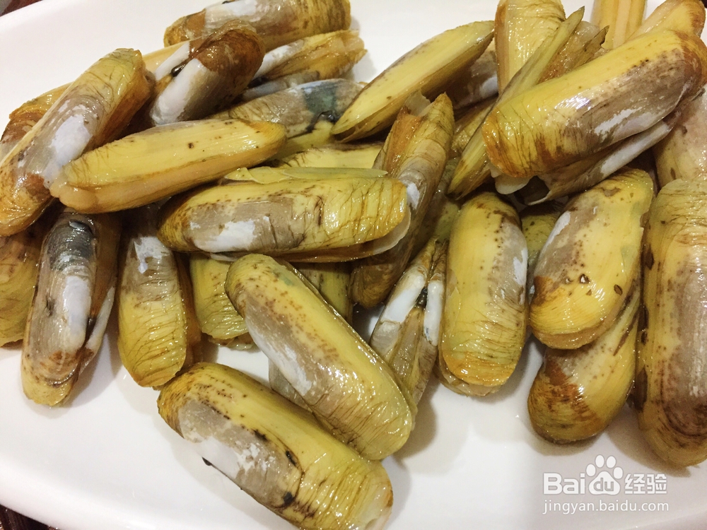 海鲜教程之仔姜尖椒炒蛏子的做法