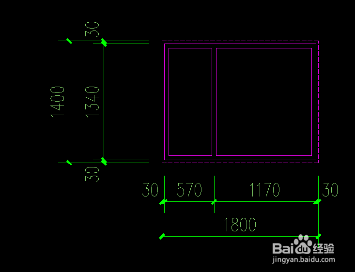 如何画建筑施工图中的门窗放大图