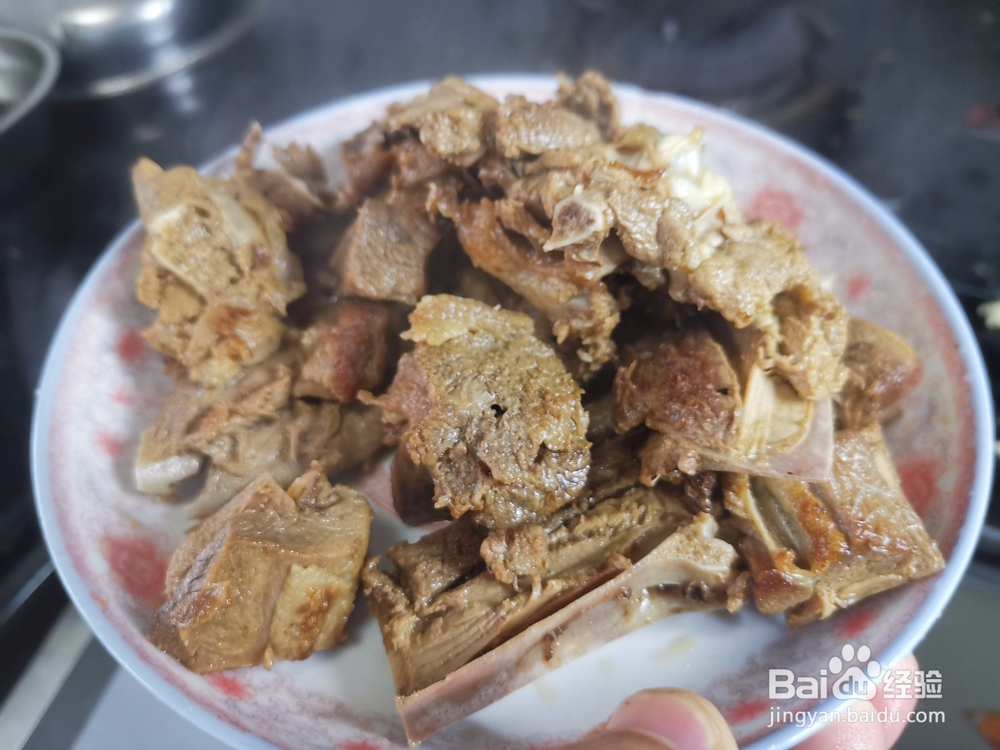 清炖干烧鸭骨架