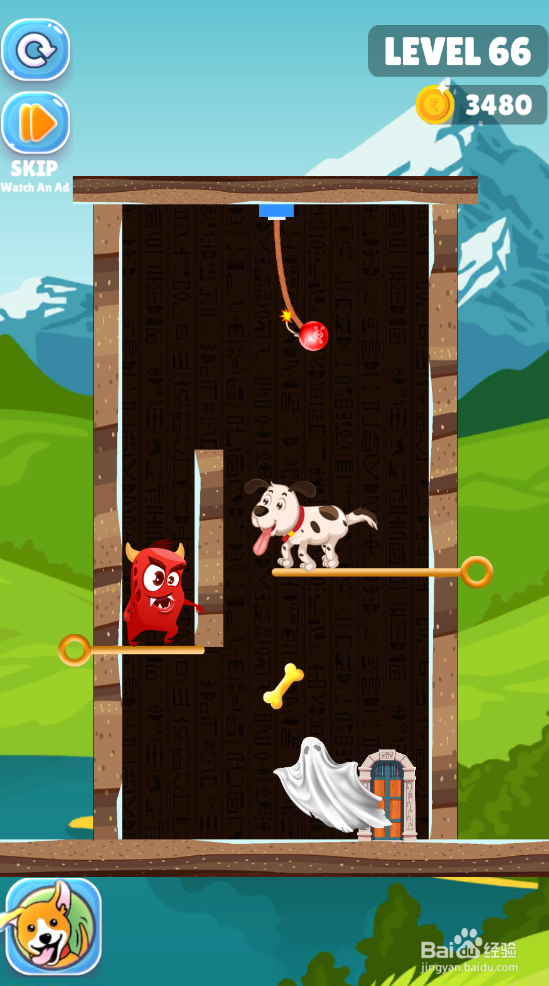 Save The Puppy的LEVEL 66怎样通关？