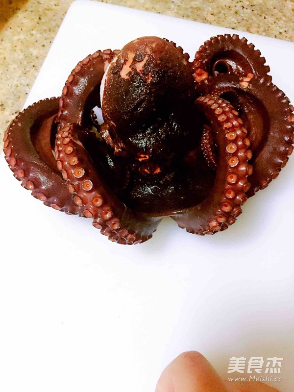 八爪鱼色拉的做法