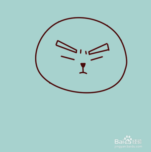 如何手工画猫的简笔画？