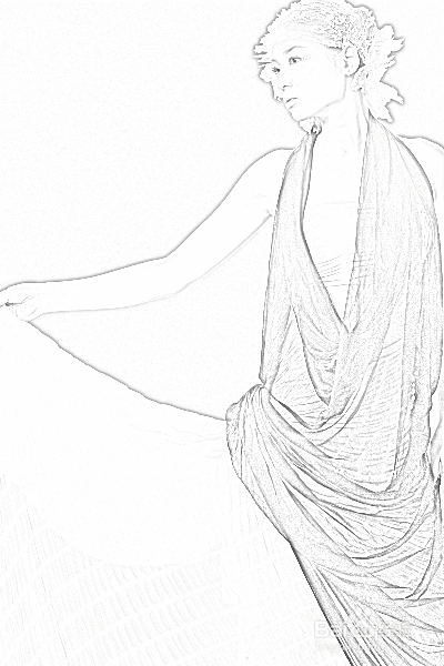 Photoshop将美女照片打造速写效果？