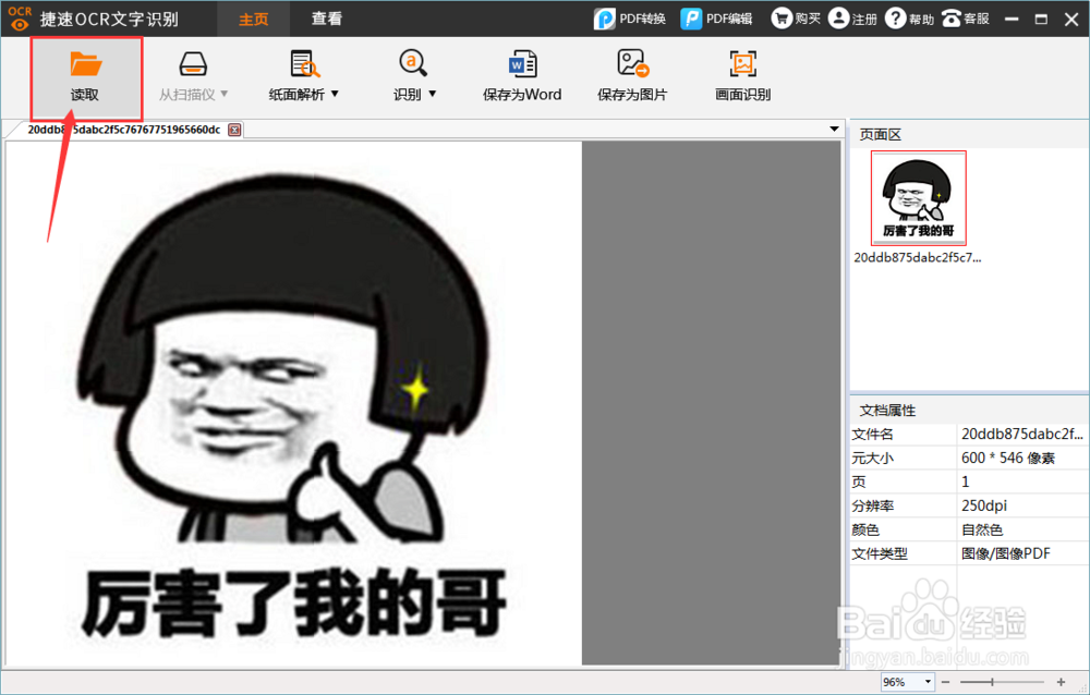 图片中文字转换成word