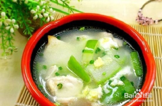 简单的鸡蛋节瓜汤做法
