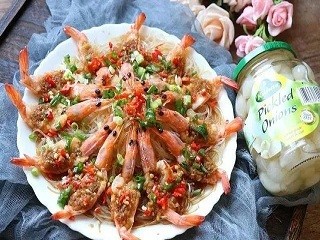 蒜蓉粉丝蒸虾怎么做