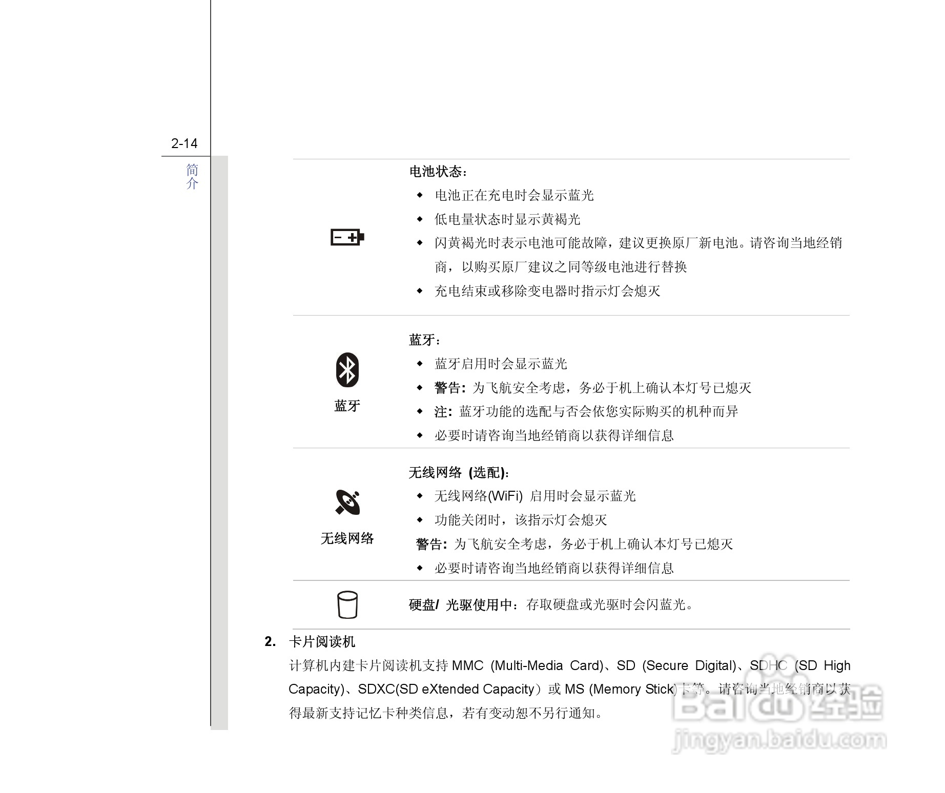 微星MSI GE620笔记本电脑使用说明书:[4]