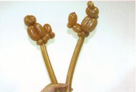 魔法气球造型系列之气球卡通狐狸(下)