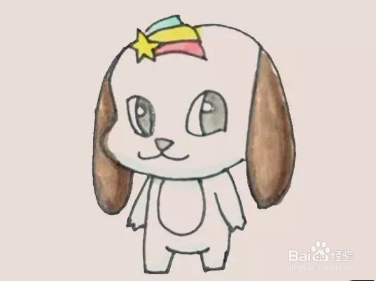小狗的简笔画