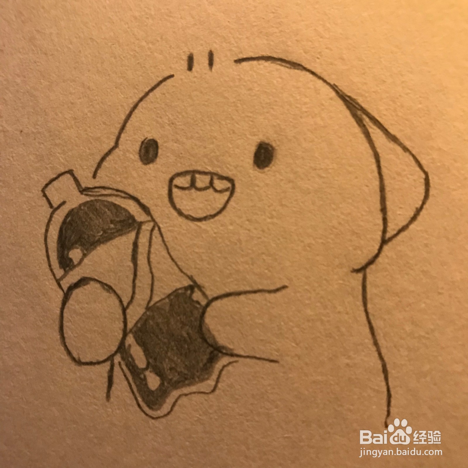 【简笔画教程】胖胖的小鲨鱼