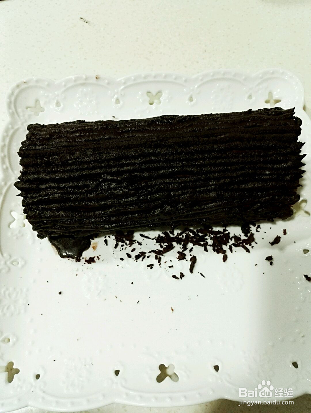 圣诞树桩蛋糕的做法