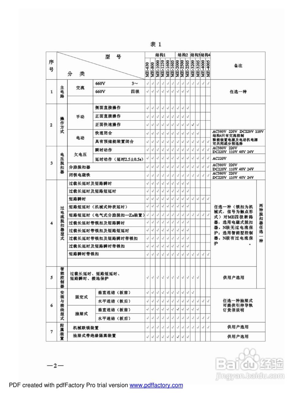 ME-4005万能断路器说明书:[1]