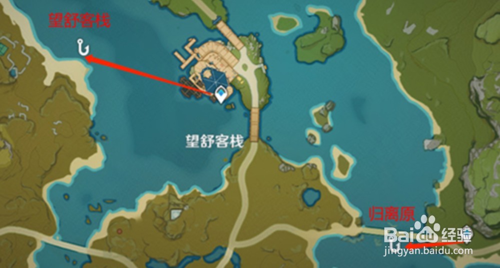 原神2.1璃月钓鱼点位置在哪