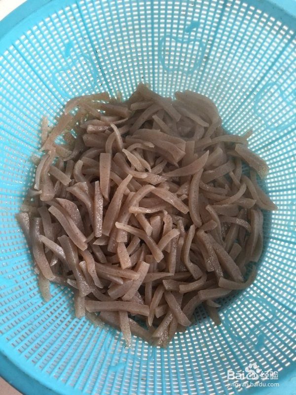 魔芋干的做法