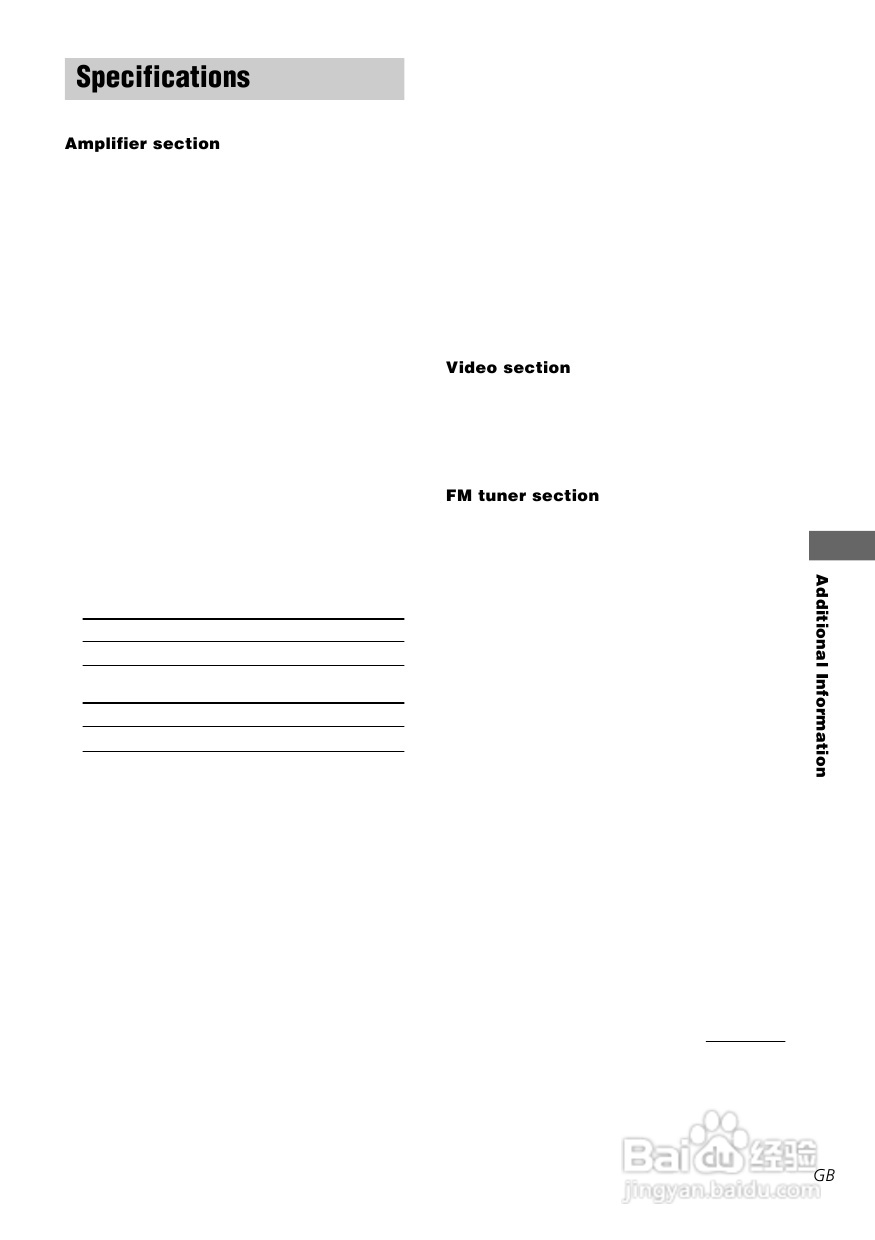 索尼STR-SL50功放使用说明书:[2]