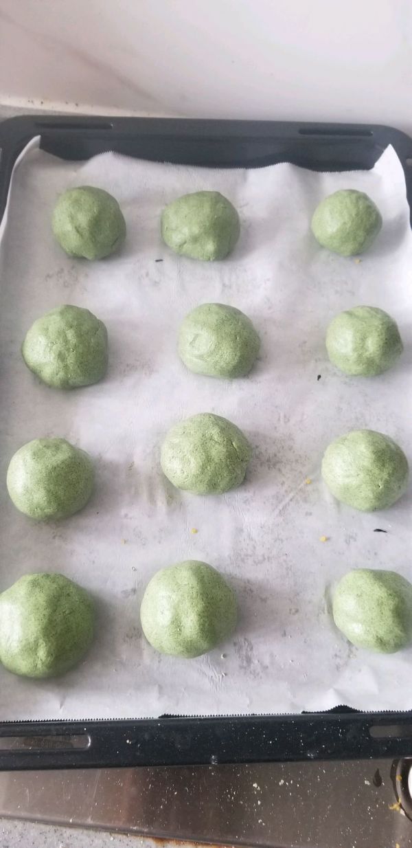 咸蛋黄肉松海苔馅青团