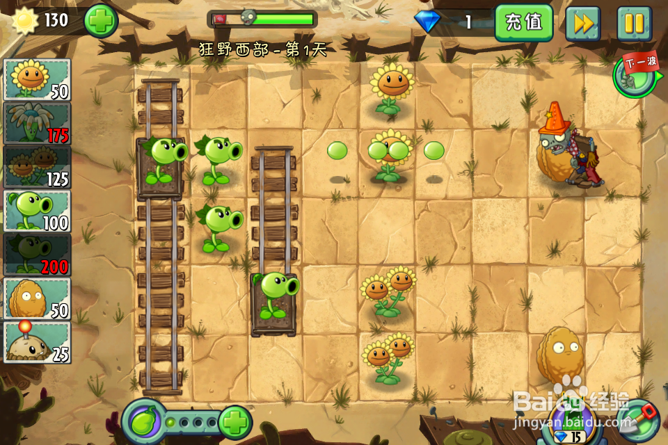 植物大战僵尸2：第1天（狂野西部）