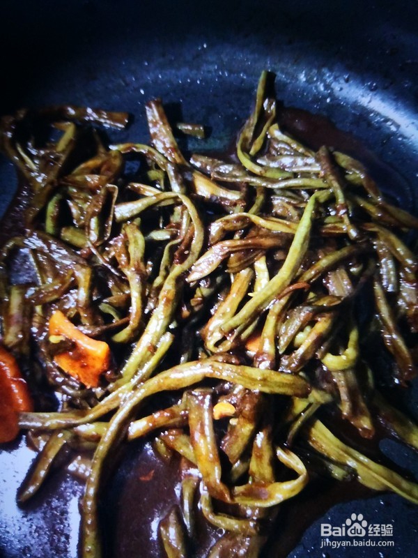 酱汤豇豆的做法