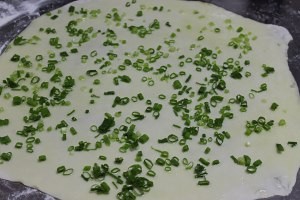 简单快手的美味葱油饼