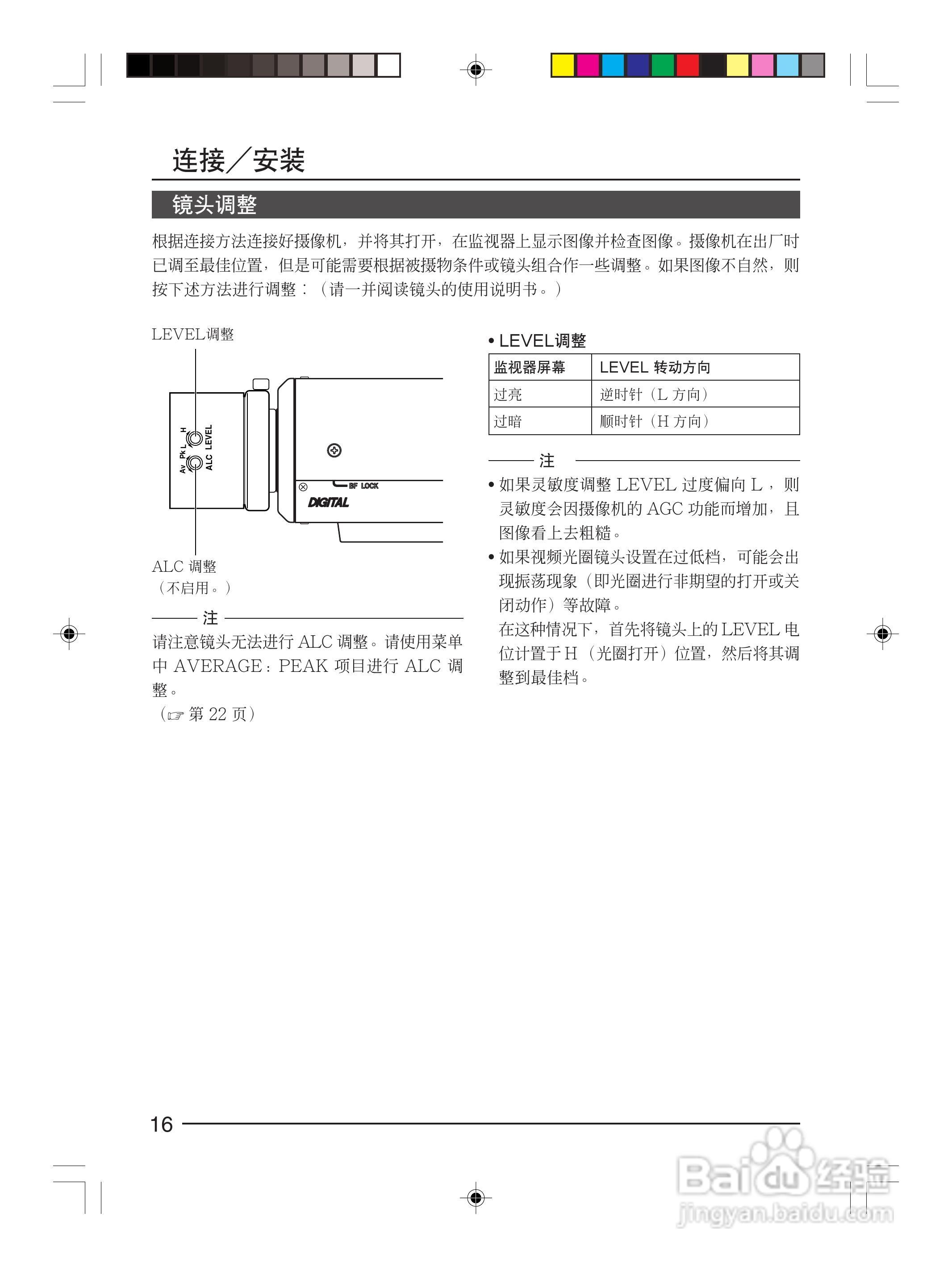 infinova V1033-1彩色视频摄像机使用说明书:[2]