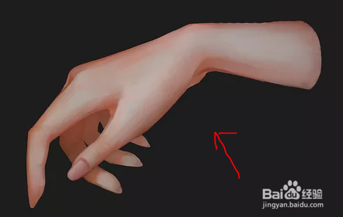 女生的手怎么画