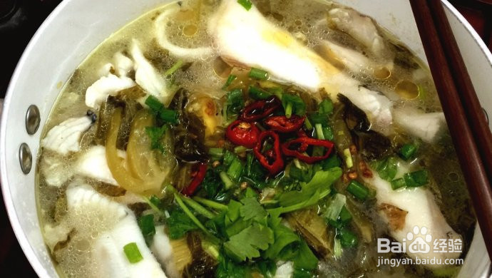 酸菜鱼的做法
