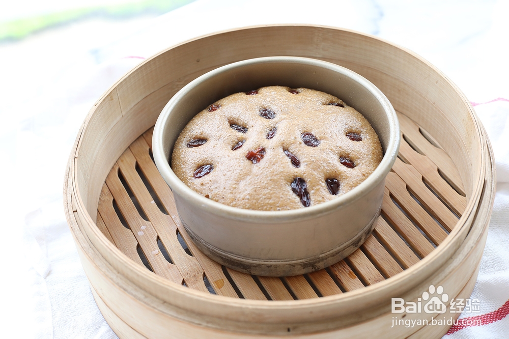 赞不绝口的红糖葡萄干发糕