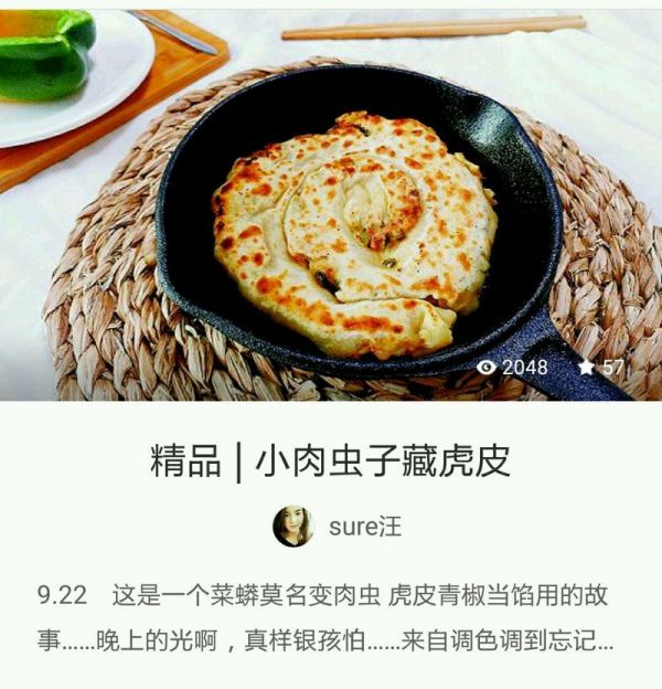 蒸饼煎包藏虎皮