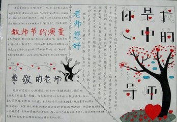 教师节黑板报