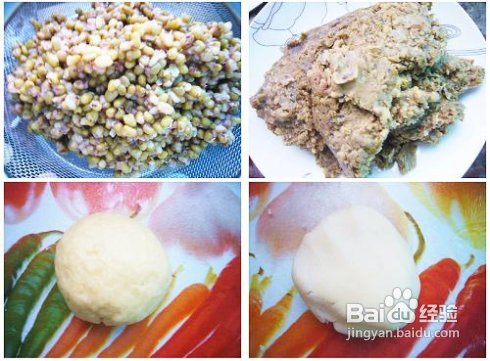 成长中的甜蜜--桂花绿豆酥饼